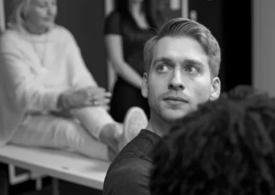 The Elephant In The Room Produced by Clockschool Theatre Written by Peter Hamilton Directed by Ross McGregor 8th - 27th October 2024 Waterloo East Theatre, London