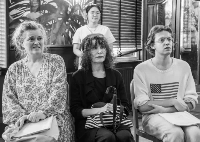 The Elephant In The Room Produced by Clockschool Theatre Written by Peter Hamilton Directed & designed by Ken McClymont 8th November - 2nd December 2023 Theatre at the Tabard, London