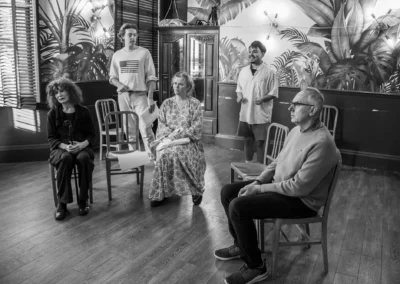 The Elephant In The Room Produced by Clockschool Theatre Written by Peter Hamilton Directed & designed by Ken McClymont 8th November - 2nd December 2023 Theatre at the Tabard, London