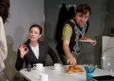 Woke Up Produced by The Turbine Theatre Written and Directed by Anna Longaretti 7th- 11th November 2023 The Turbine Theatre, London